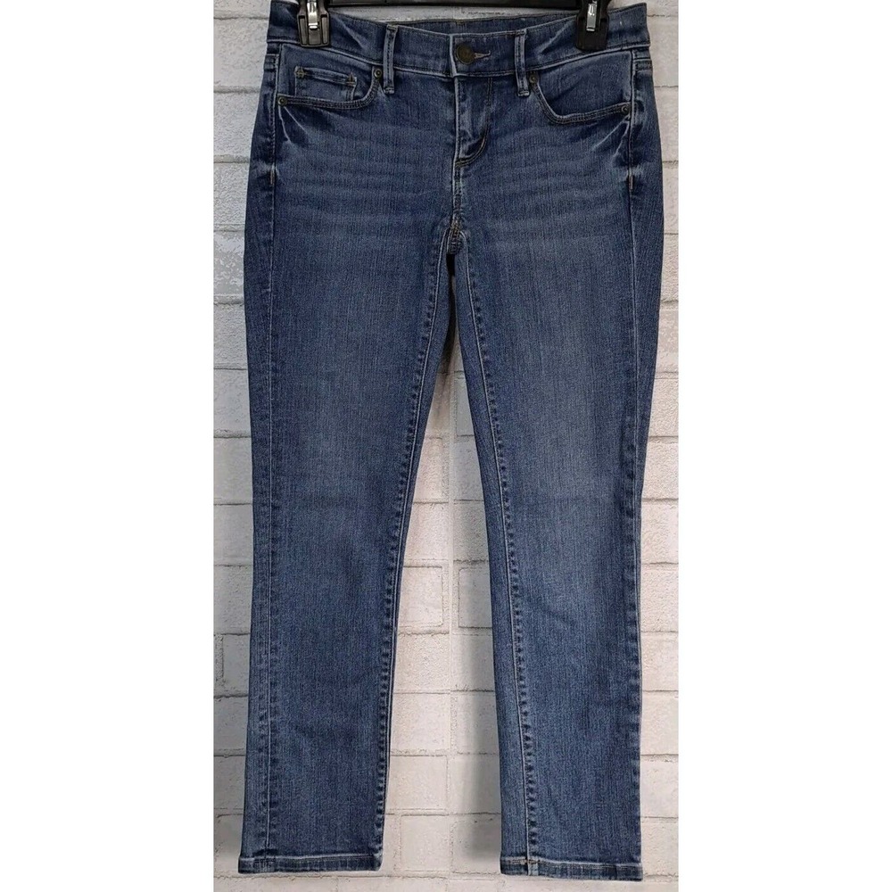 Loft Outlet Cropped Jeans Women's Size 00P Petite Modern Cuffed Crop Denim